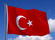 vlag Turkije wapperend