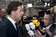 Mark RUTTE staat de media te woord