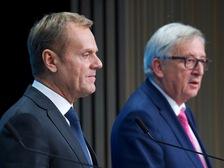Tusk en Juncker op Europese Raad 15/12/2016
