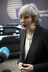 Theresa May staat de pers te woord