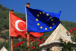 Vlag EU Turkije