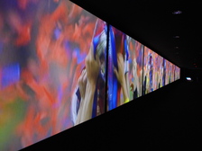 35m audiovisuele projectie in het FC Barcelona museum