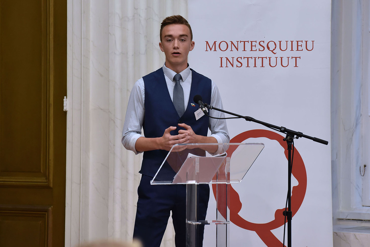 Foto's Eerste dag Algemene Vergaderingen van het Model European Parliament Nederland 2019