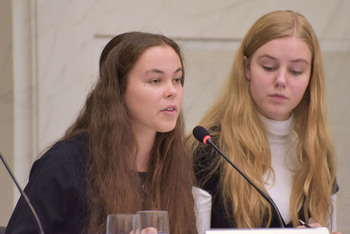 Foto's Eerste dag Algemene Vergaderingen van het Model European Parliament Nederland 2019