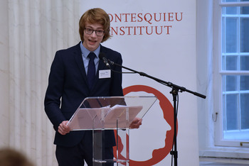 Foto's Eerste dag Algemene Vergaderingen van het Model European Parliament Nederland 2019