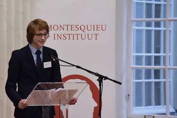 Foto's Eerste dag Algemene Vergaderingen van het Model European Parliament Nederland 2019