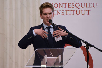 Foto's Eerste dag Algemene Vergaderingen van het Model European Parliament Nederland 2019