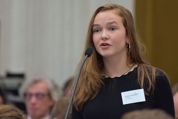 Foto's Eerste dag Algemene Vergaderingen van het Model European Parliament Nederland 2019