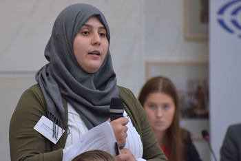 Foto's Eerste dag Algemene Vergaderingen van het Model European Parliament Nederland 2019