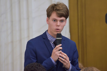 Foto's Eerste dag Algemene Vergaderingen van het Model European Parliament Nederland 2019