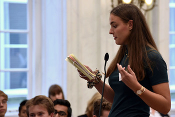 Foto's Eerste dag Algemene Vergaderingen van het Model European Parliament Nederland 2019