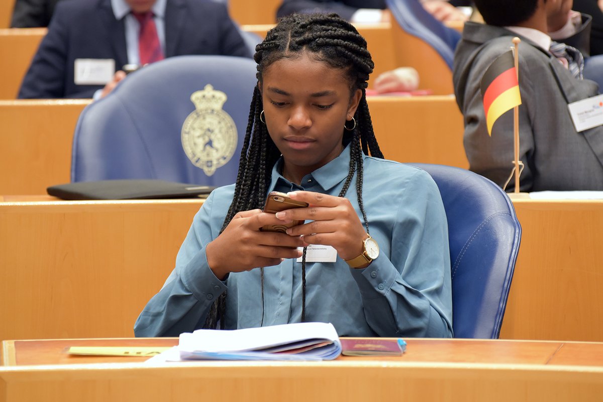 Foto's Tweede dag Algemene Vergaderingen van het Model European Parliament Nederland 2019