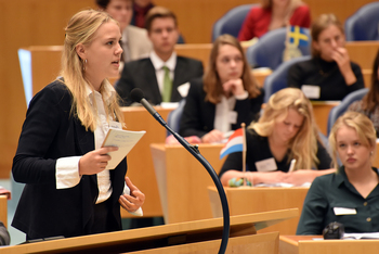 Foto's Tweede dag Algemene Vergaderingen van het Model European Parliament Nederland 2019