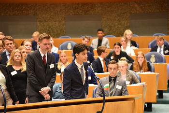 Foto's Tweede dag Algemene Vergaderingen van het Model European Parliament Nederland 2019