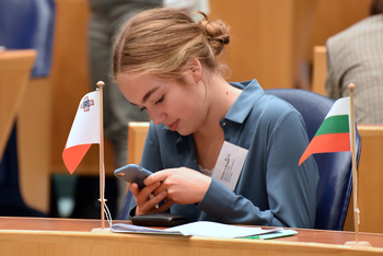 Foto's Tweede dag Algemene Vergaderingen van het Model European Parliament Nederland 2019