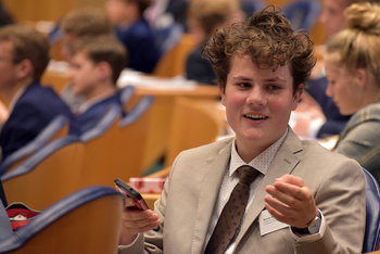 Foto's Tweede dag Algemene Vergaderingen van het Model European Parliament Nederland 2019