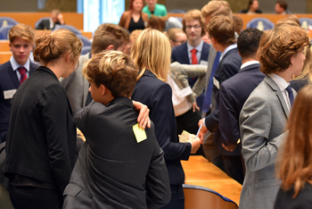 Foto's Tweede dag Algemene Vergaderingen van het Model European Parliament Nederland 2019